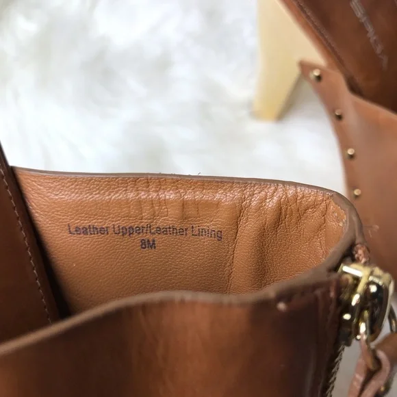 Via Spiga (N) Leather Mules Heels Sandals - Picture 4 of 6